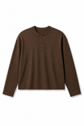 Essential Henley Coffee Brown