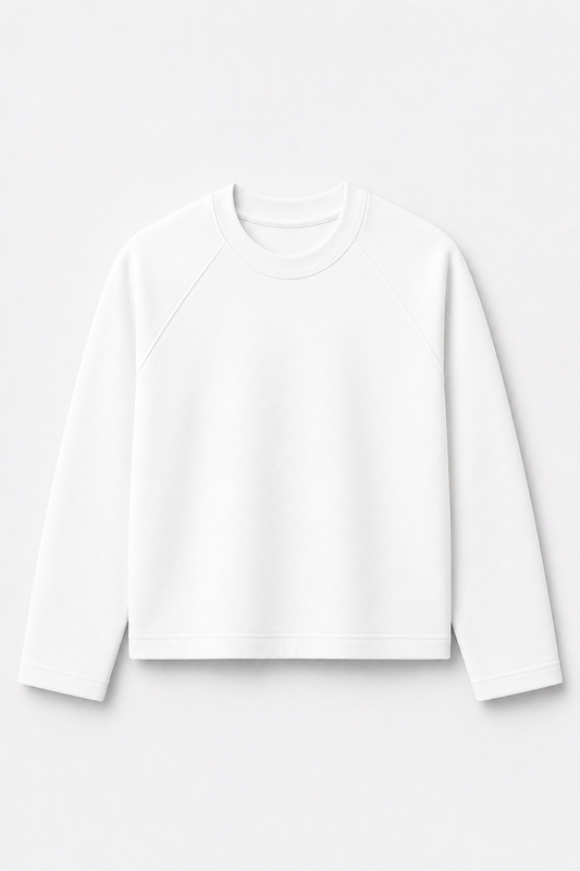 White Raglan T-Shirt