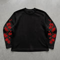Crimson Bloom Black