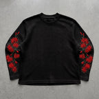 Crimson Bloom Black