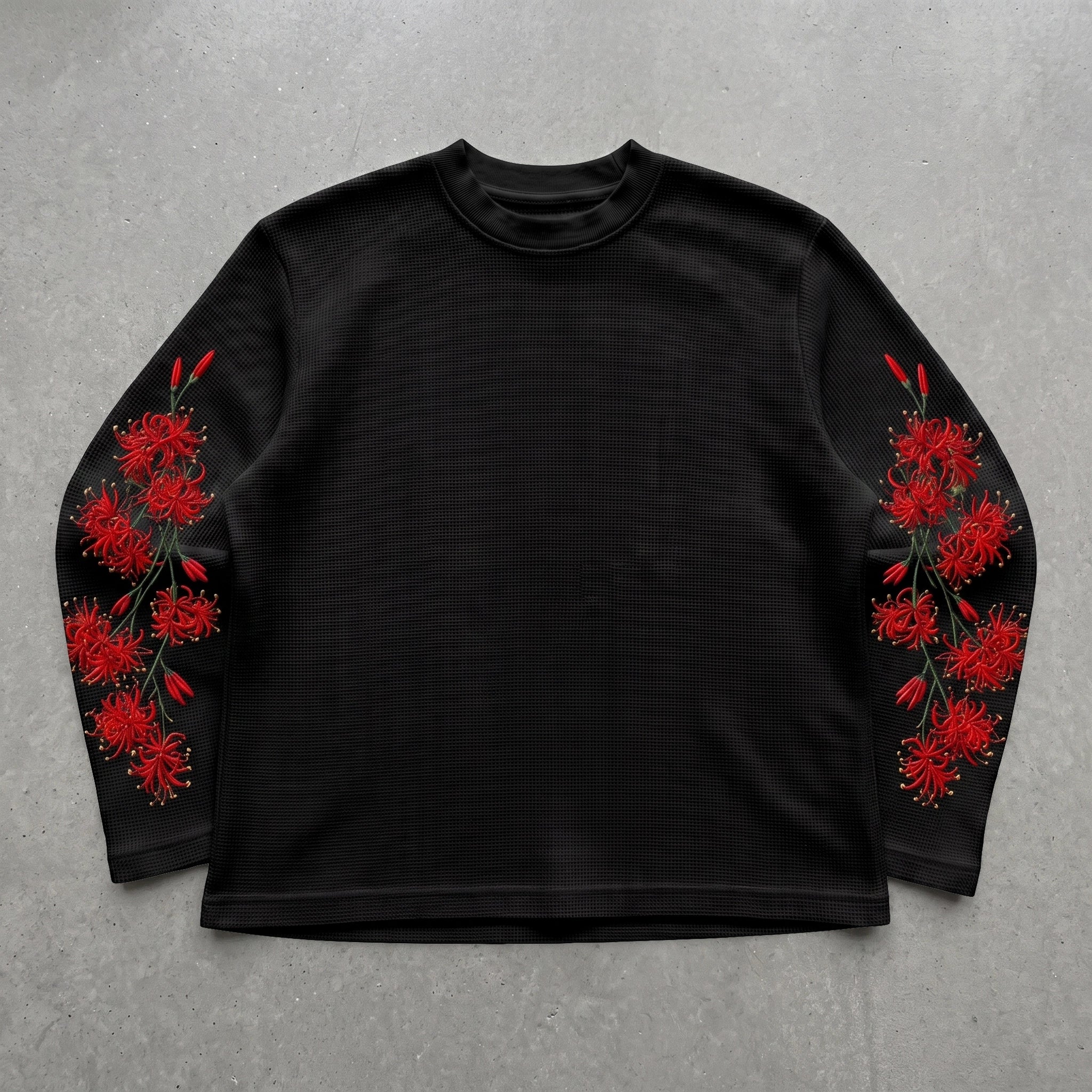 Crimson Bloom Black