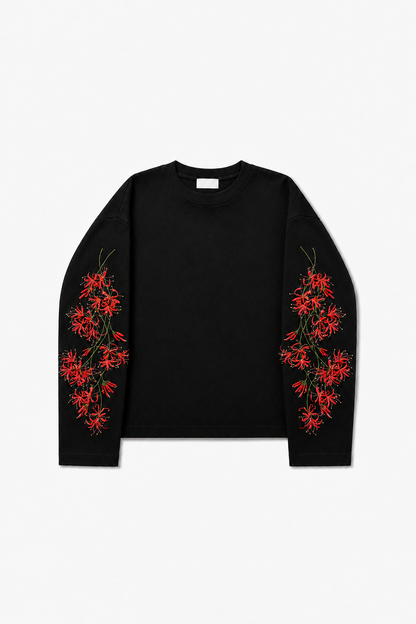 Crimson Bloom Black