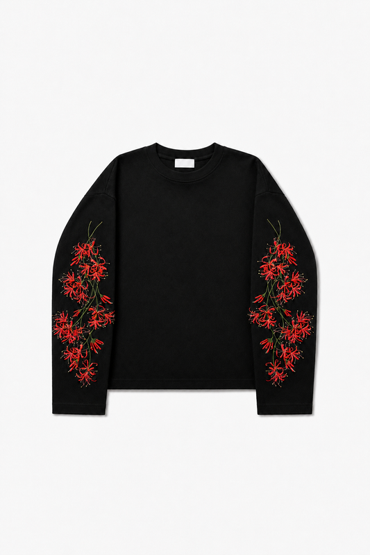 Crimson Bloom Black