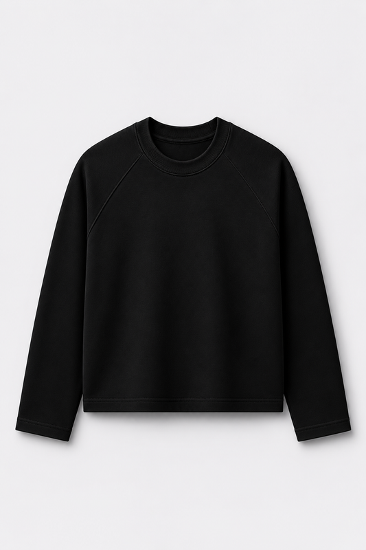 Black Raglan T-Shirt