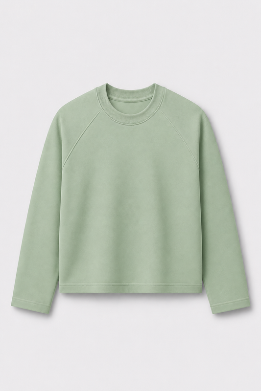 Sage Green Raglan T-Shirt