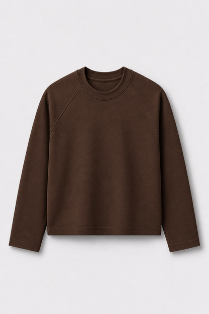 Brown Raglan T-Shirt