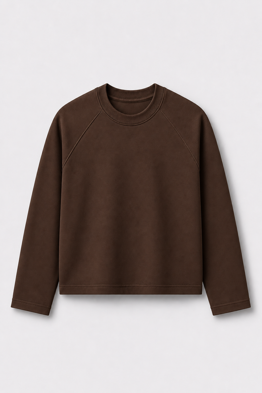Brown Raglan T-Shirt