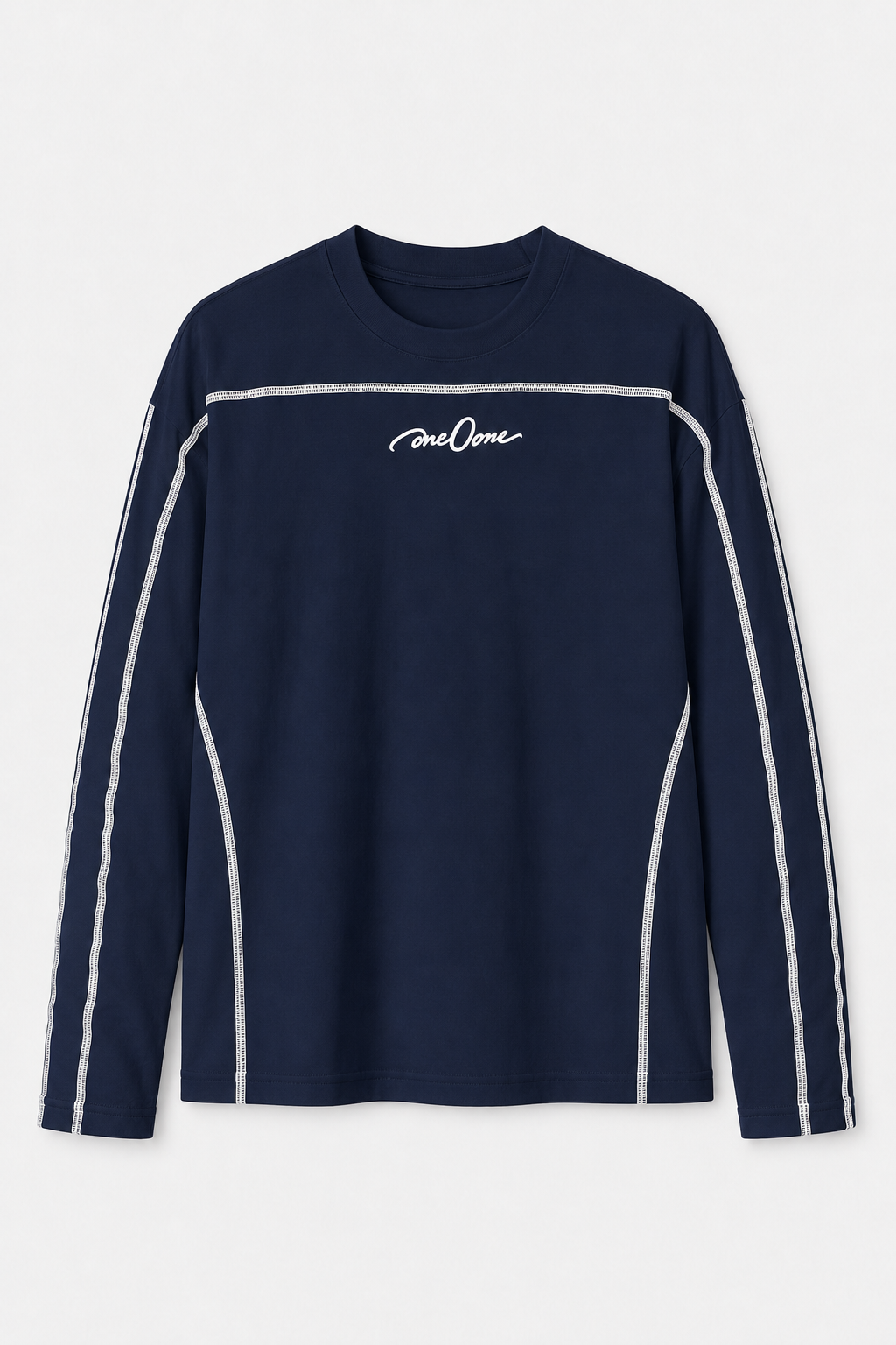 5 Threade Long Sleeve : Navy Blue