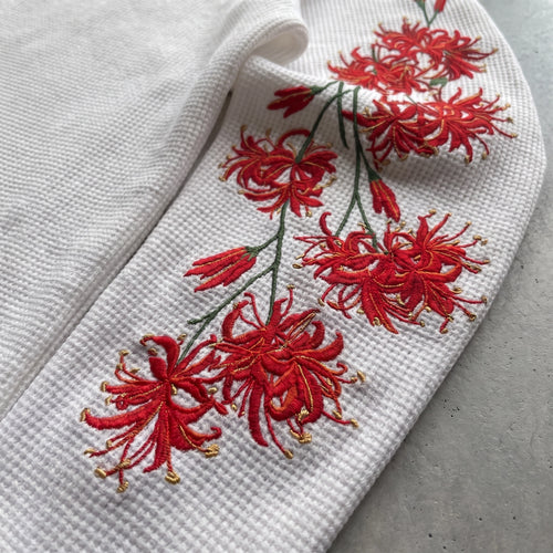Crimson Bloom White