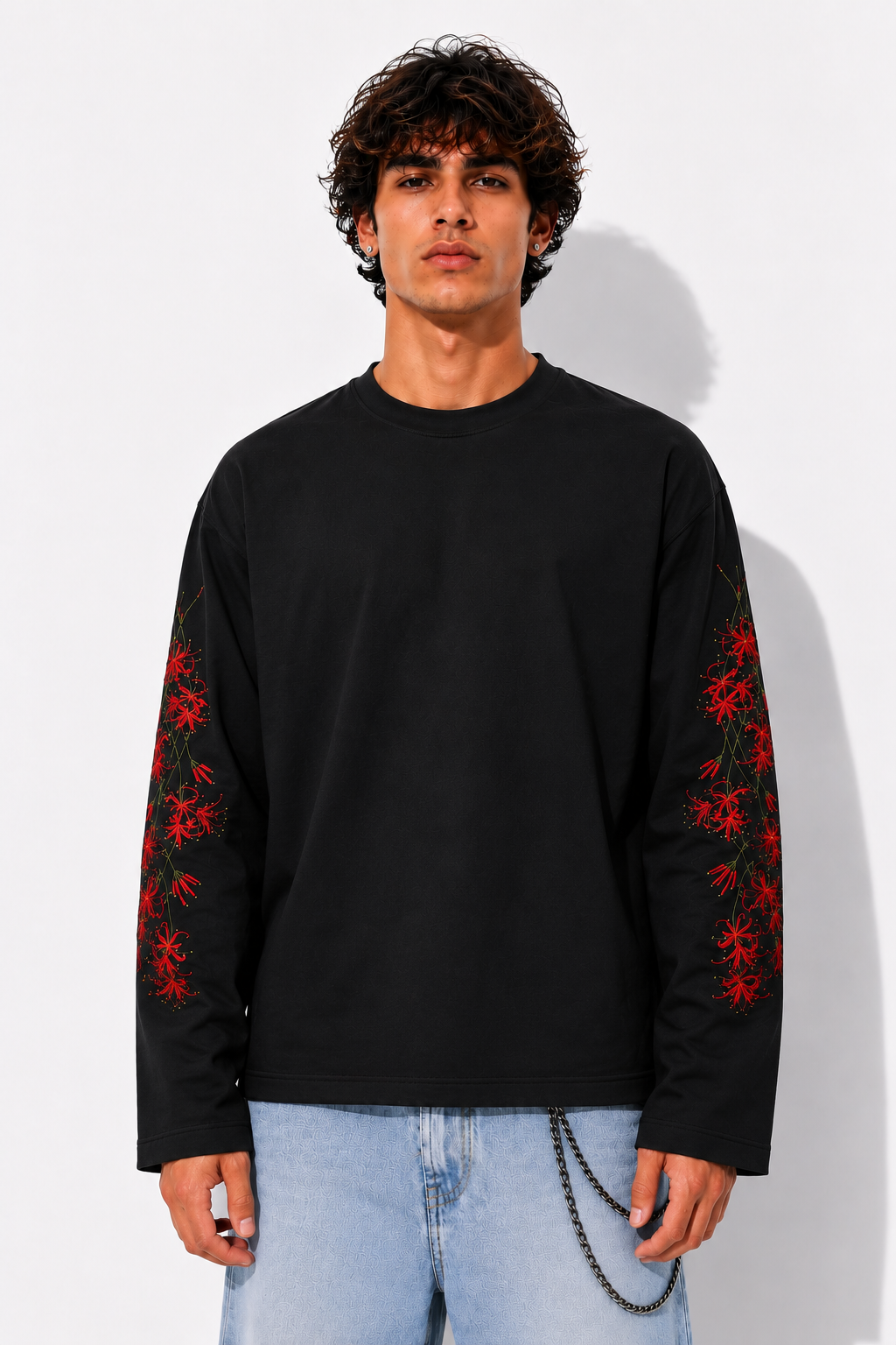 Crimson Bloom Black