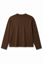 Essential Henley Coffee Brown