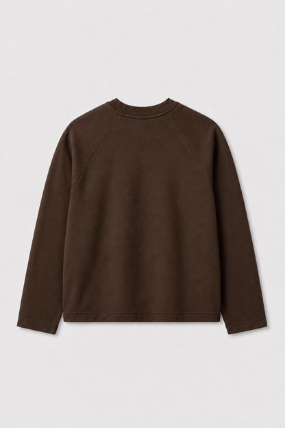 Brown Raglan T-Shirt
