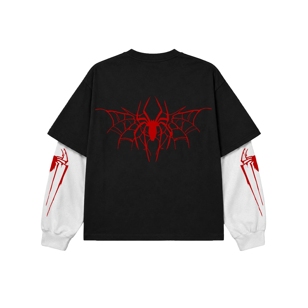 Spider Fake Sleeve Tee