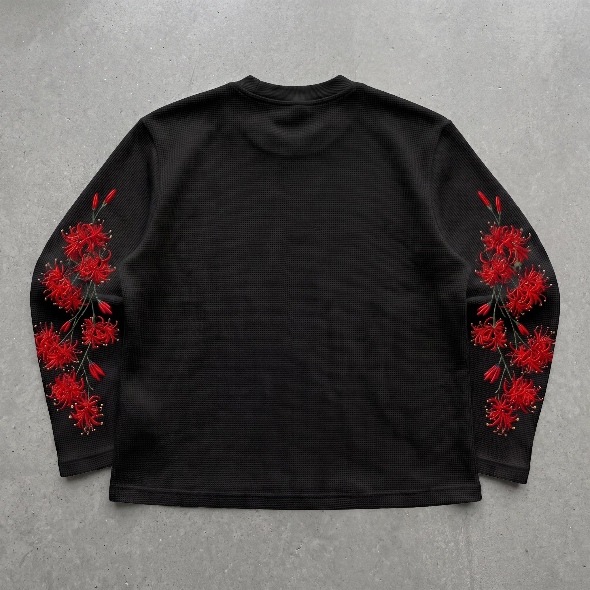 Crimson Bloom Black