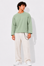 Sage Green Raglan T-Shirt