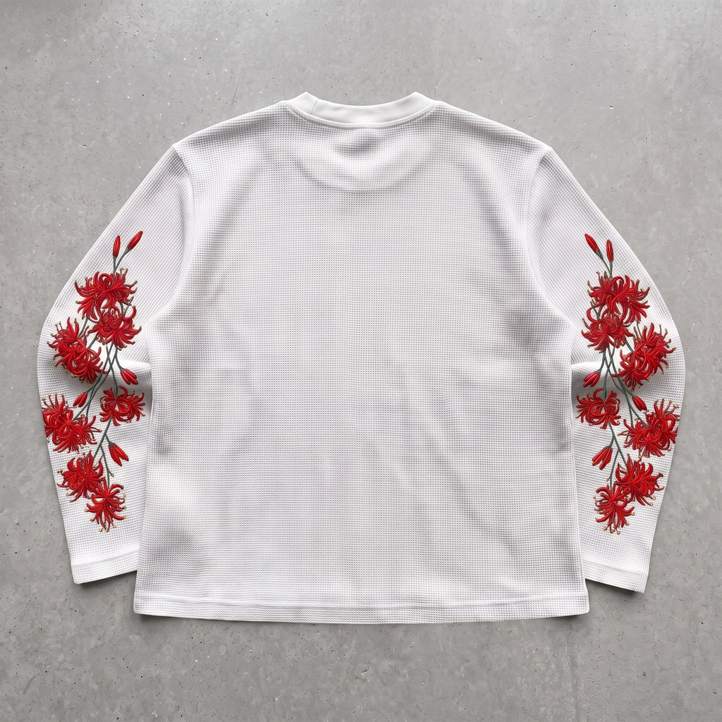 Crimson Bloom White