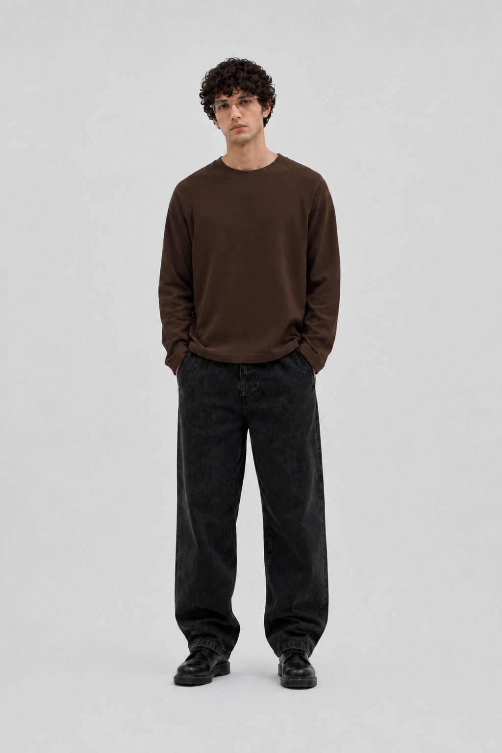 Brown Raglan T-Shirt