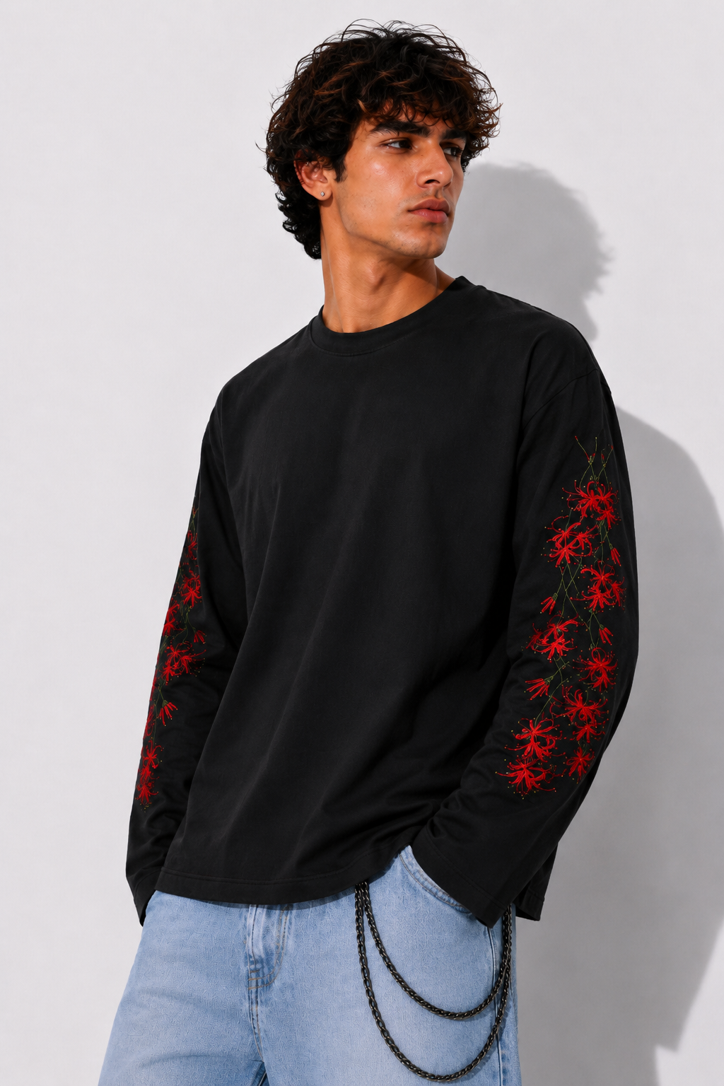 Crimson Bloom Black