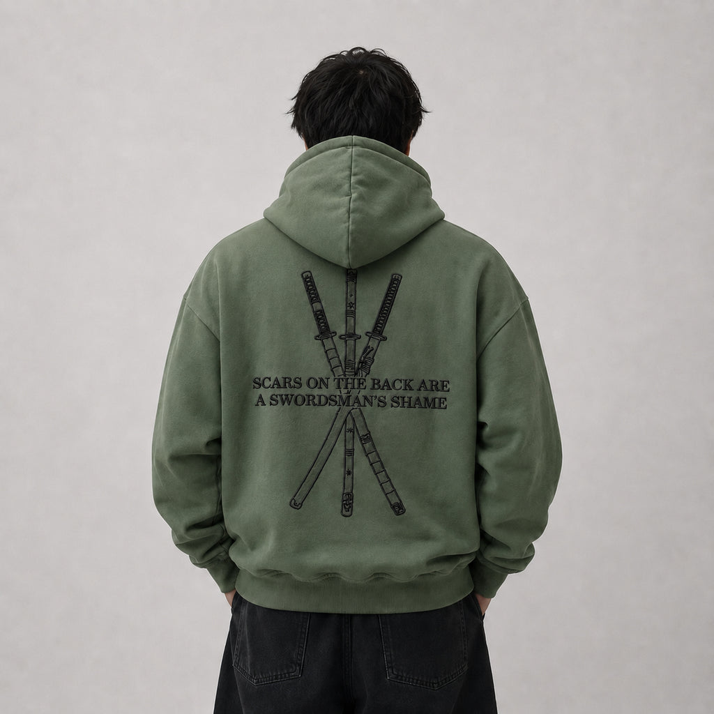Zoro Oversized Zip Hoodie