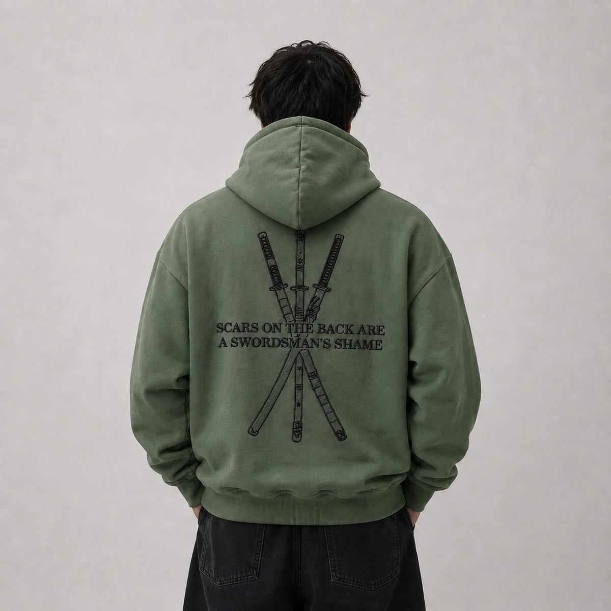 Zoro Oversized Zip Hoodie