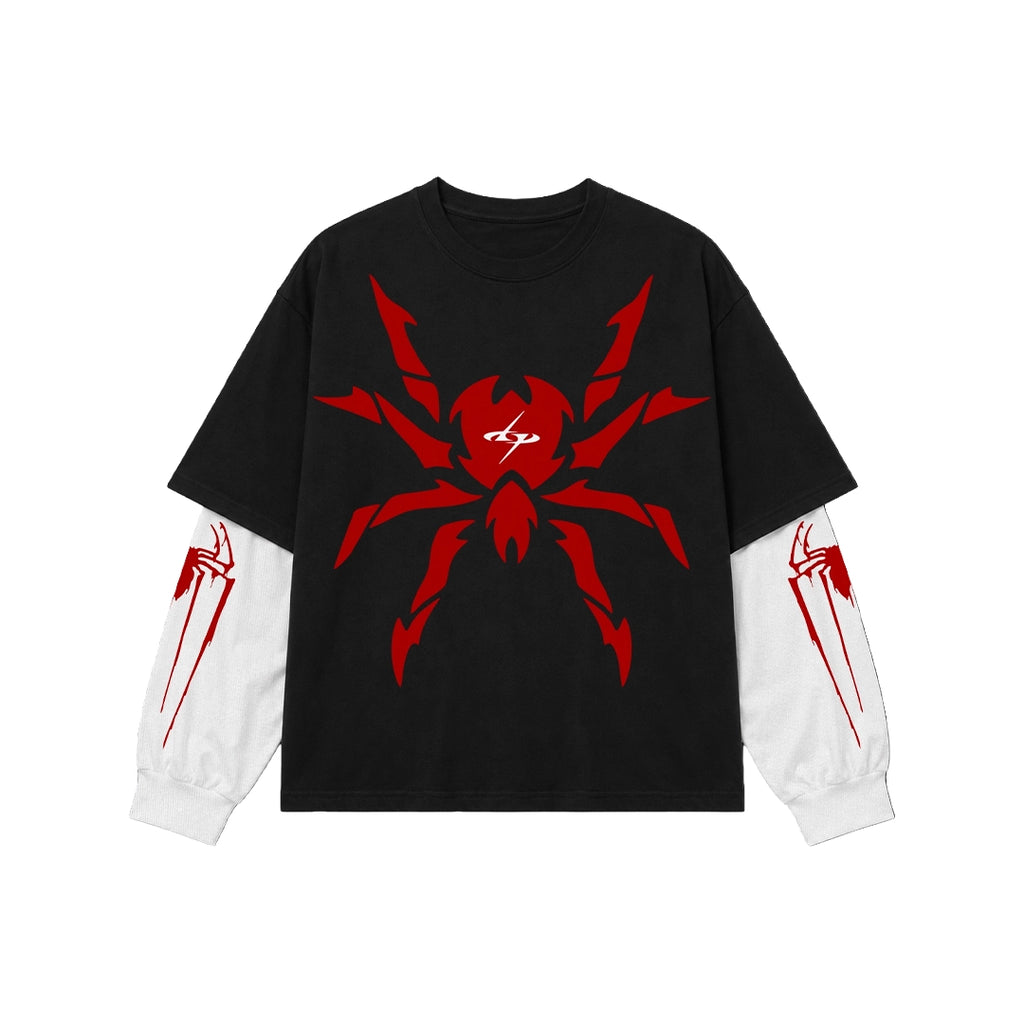 Spider Fake Sleeve Tee