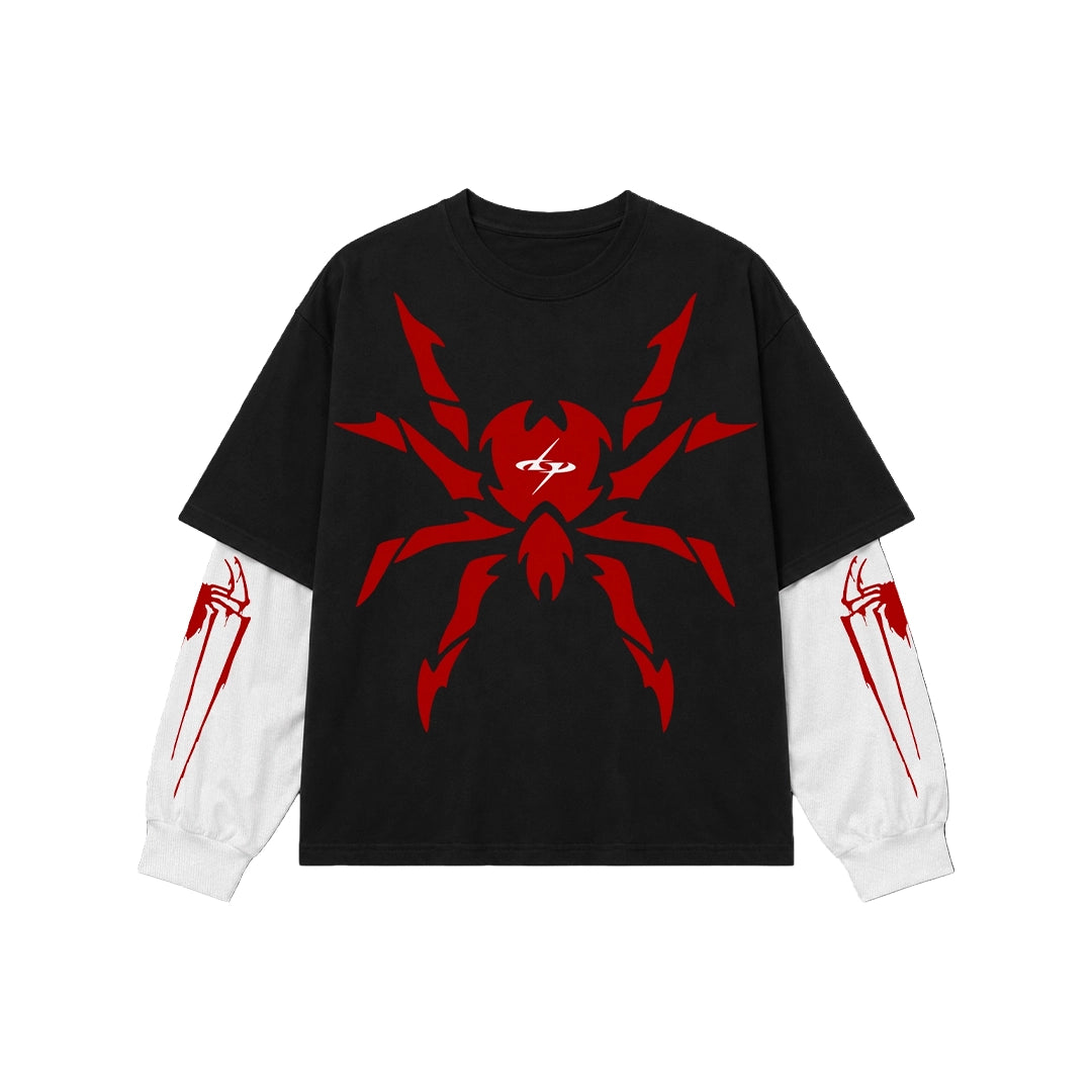 Spider Fake Sleeve Tee
