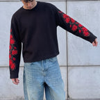 Crimson Bloom Black