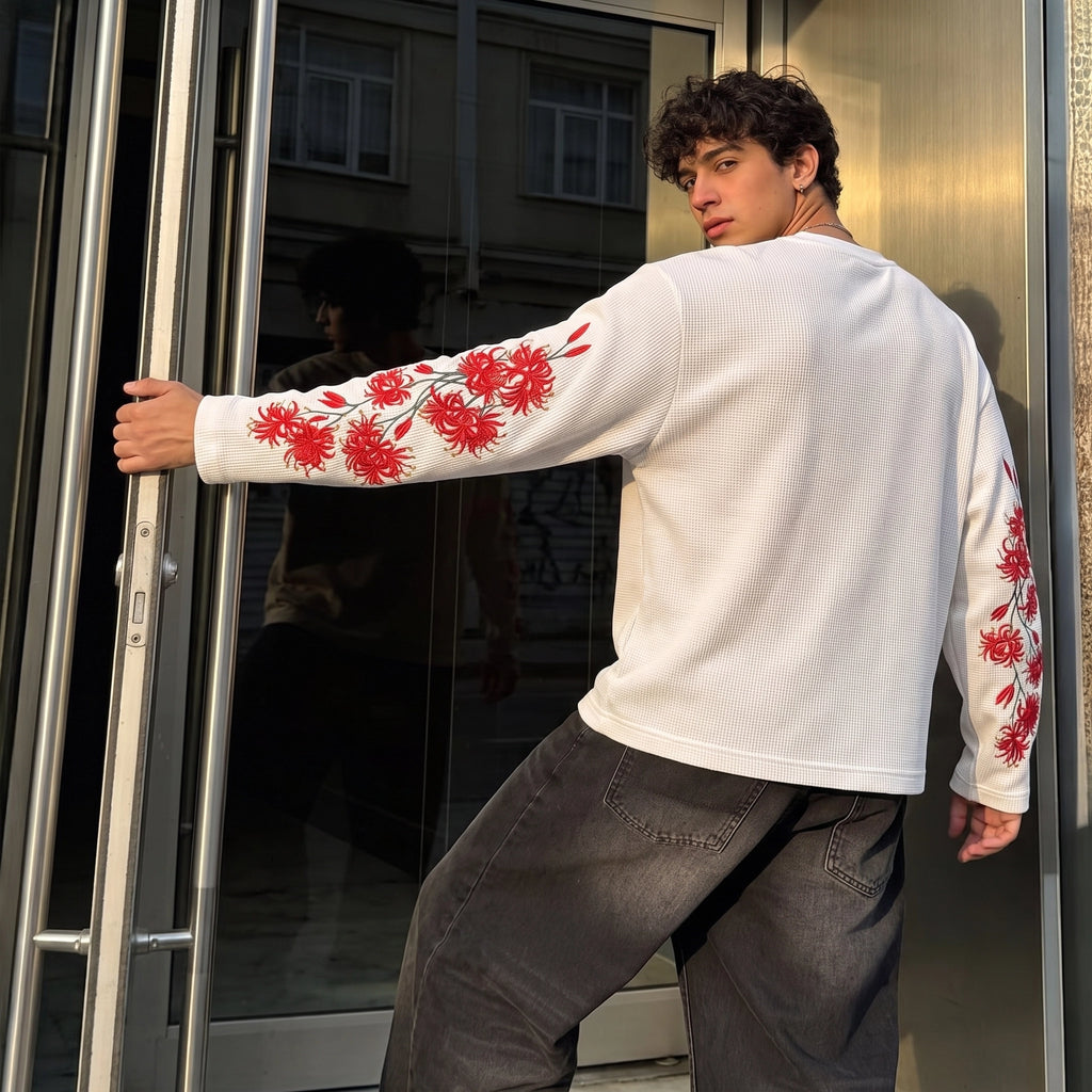 Crimson Bloom White
