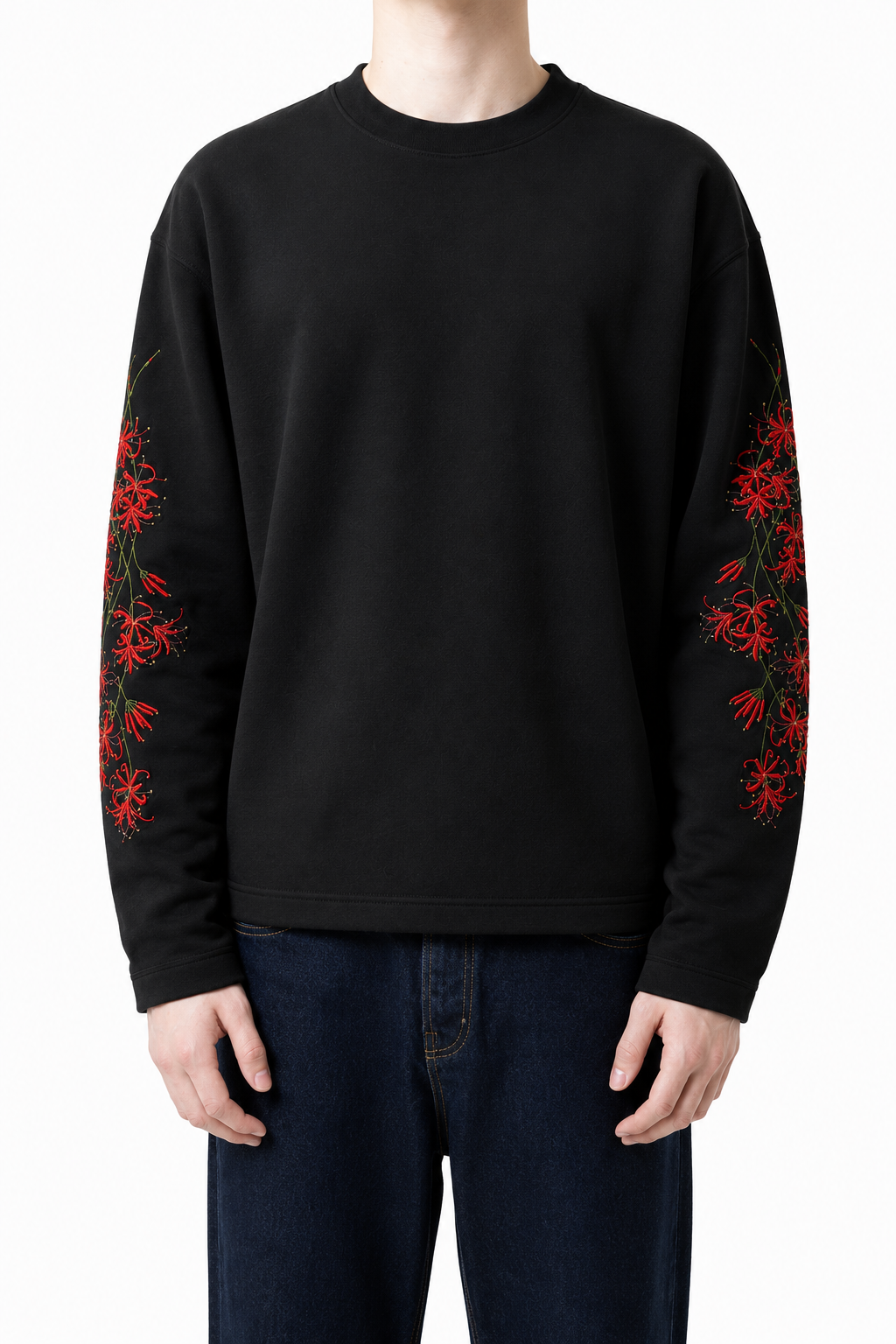 Crimson Bloom Black