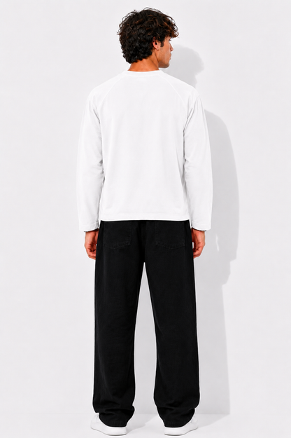 White Raglan T-Shirt