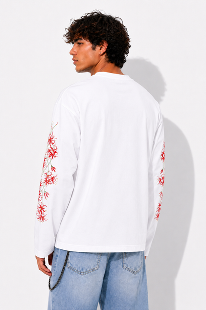 Crimson Bloom White