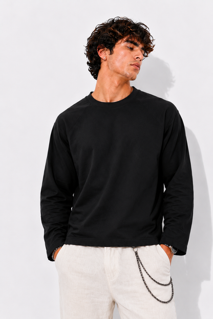 Black Raglan T-Shirt