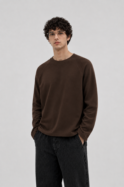 Brown Raglan T-Shirt