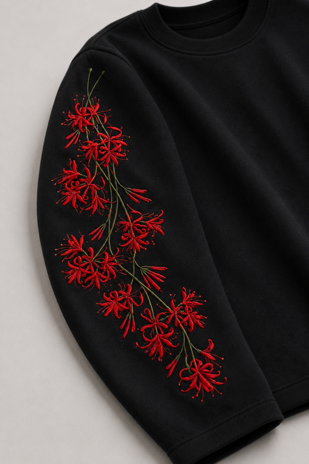 Crimson Bloom Black