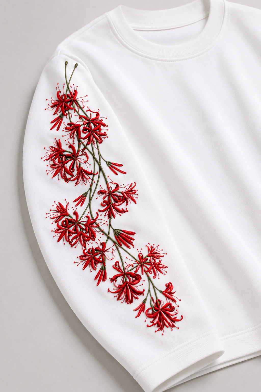 Crimson Bloom White