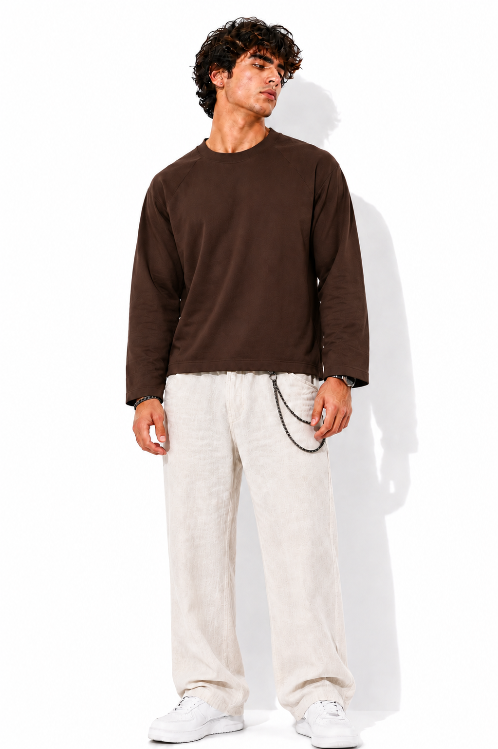 Brown Raglan T-Shirt