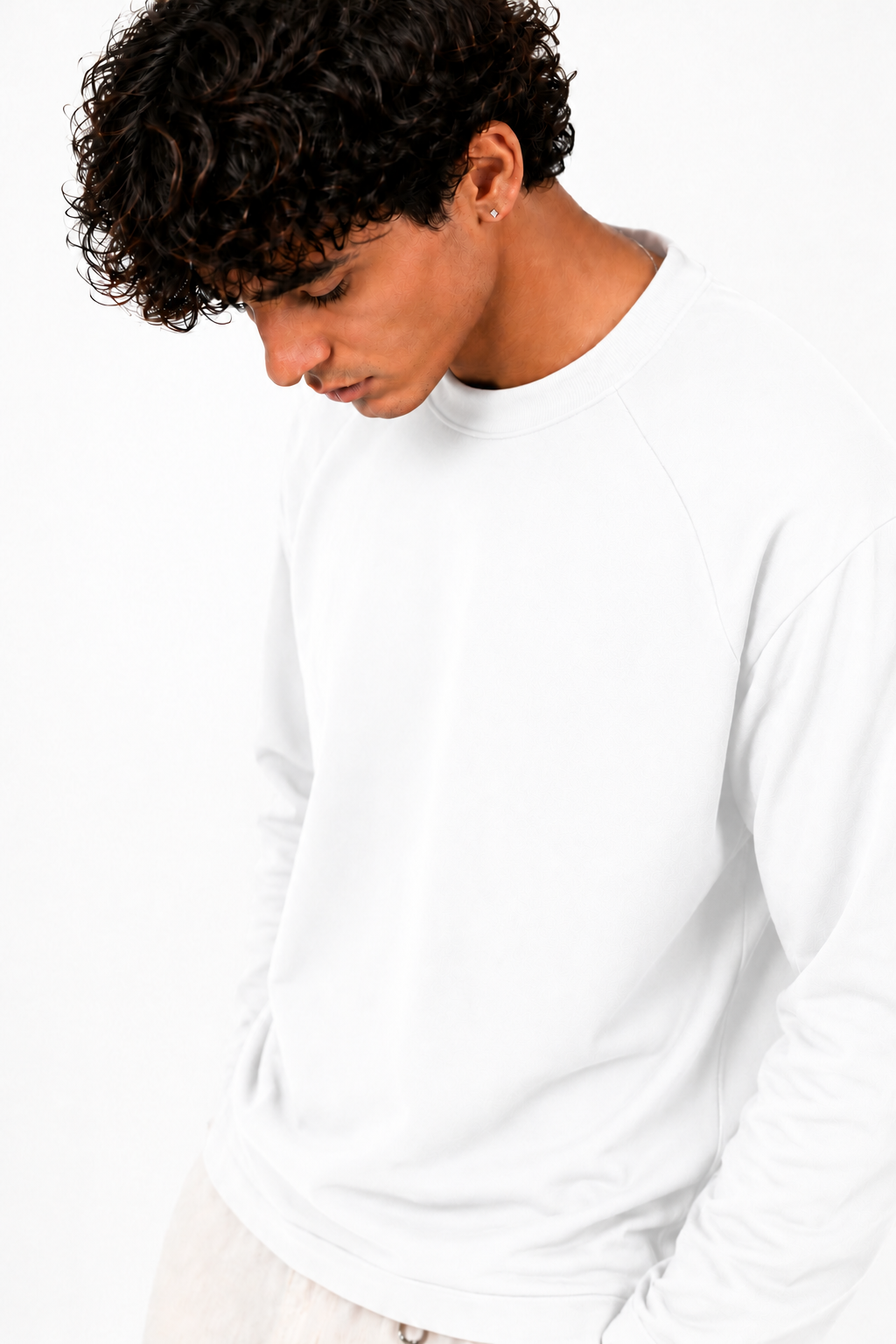 White Raglan T-Shirt