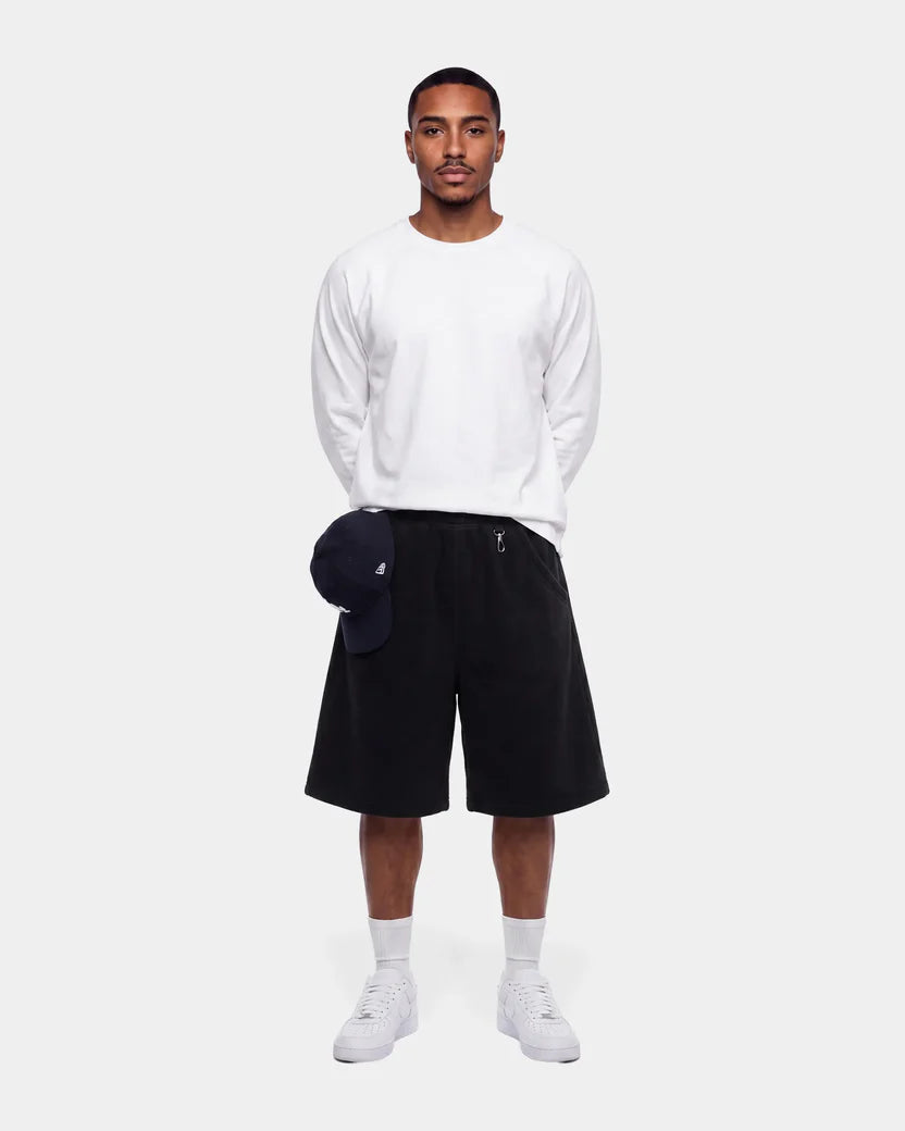 Black Utility Baggy Shorts