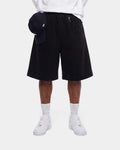 Black Utility Baggy Shorts