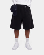 Black Utility Baggy Shorts