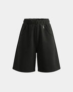 Black Utility Baggy Shorts